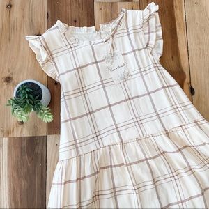 Roolee hem & thread midi dress